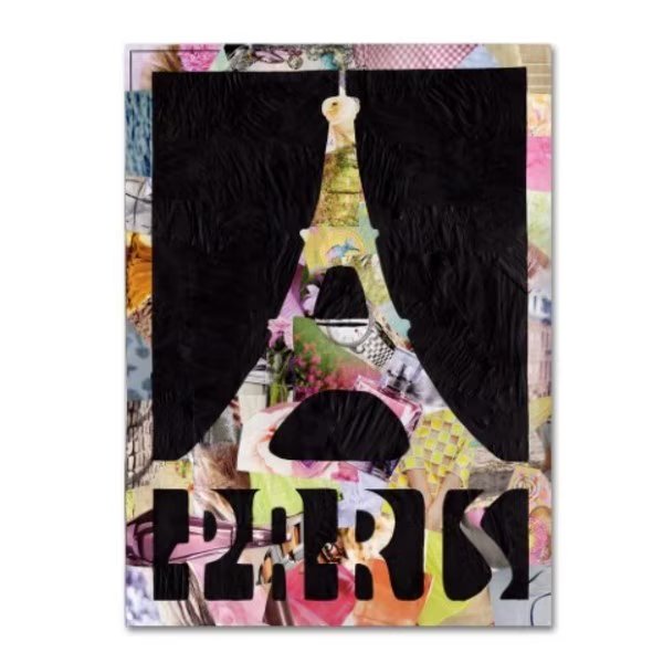 Artpoptart 'Paris' Canvas Art, 24x32, Trademark Fine Art, Mfr#: ALI15752-C2432GG